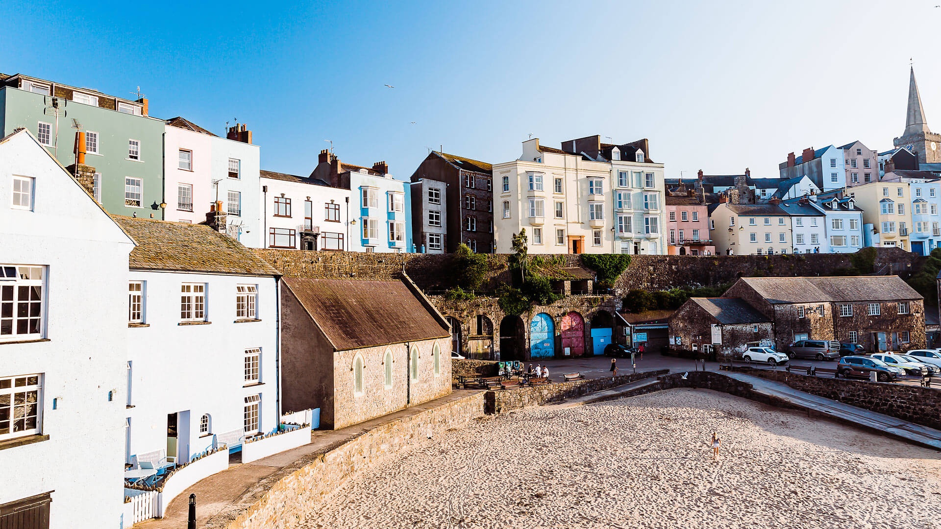 Altstadt in Wales